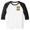 Raglan 3/4 Roundneck Shirt (White Body) Thumbnail