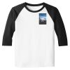 Raglan 3/4 Roundneck Shirt (White Body) Thumbnail