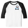 Raglan 3/4 Roundneck Shirt (White Body) Thumbnail