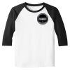 Raglan 3/4 Roundneck Shirt (White Body) Thumbnail