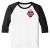 Raglan 3/4 Roundneck Shirt (White Body) Thumbnail