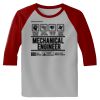 Raglan 3/4 Roundneck Shirt (Gray Body) Thumbnail